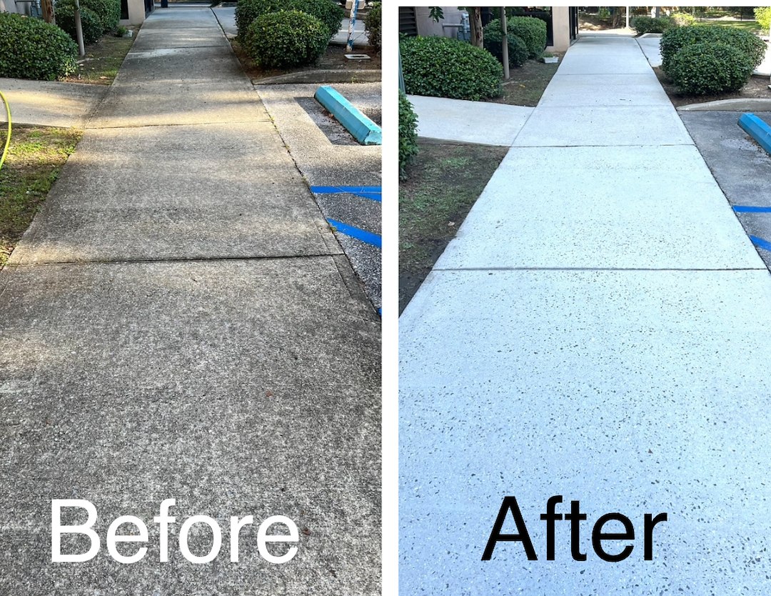 Commercial Concrete Cleaning in Pensacola Florida