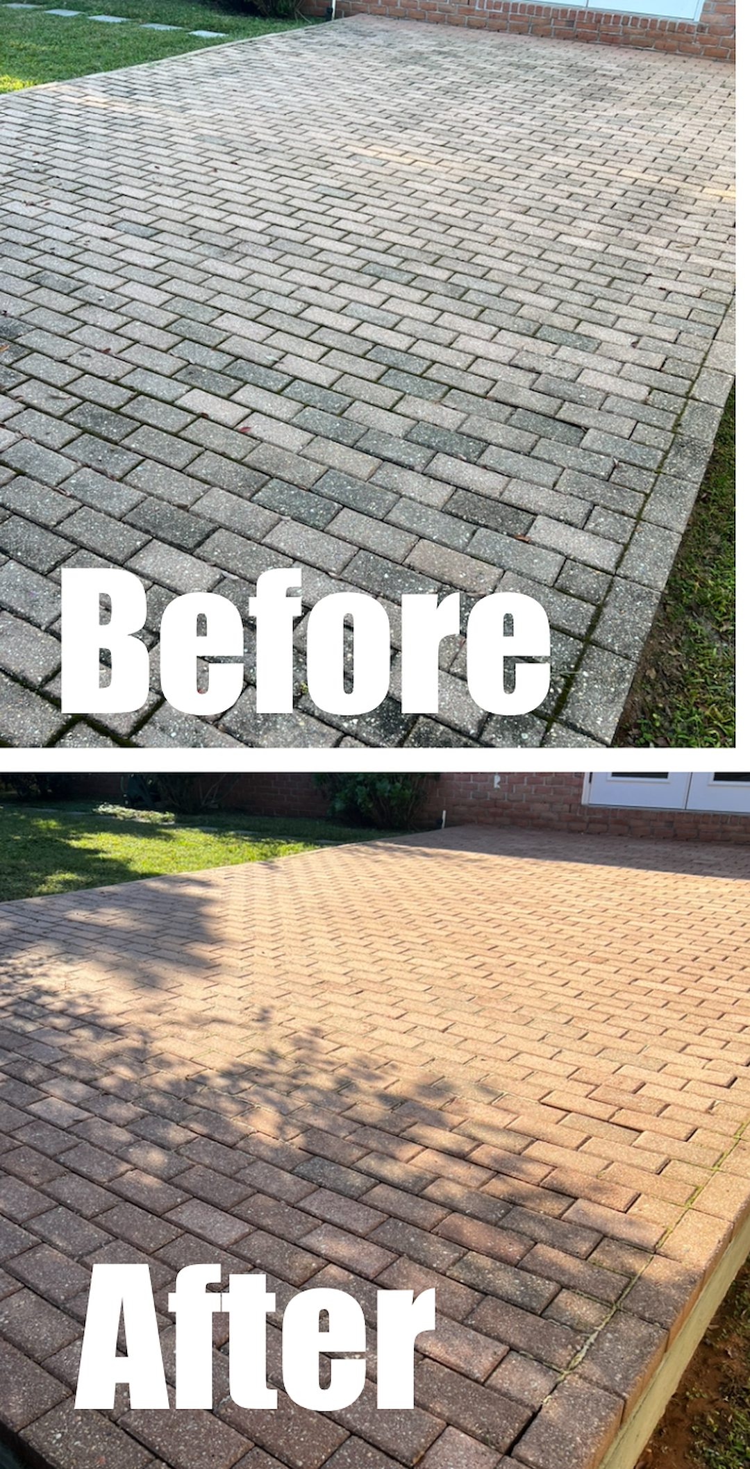 Paver Soft Wash in Pensacola Florida