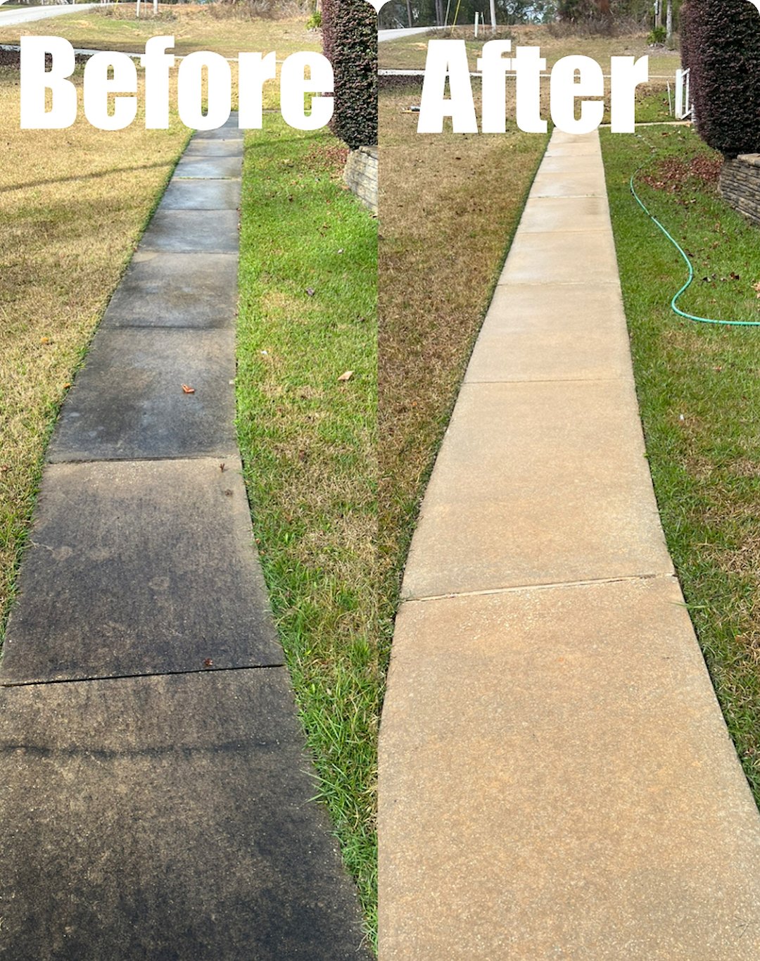 Sidewalk and Concrete Cleaning in Beulah Florida