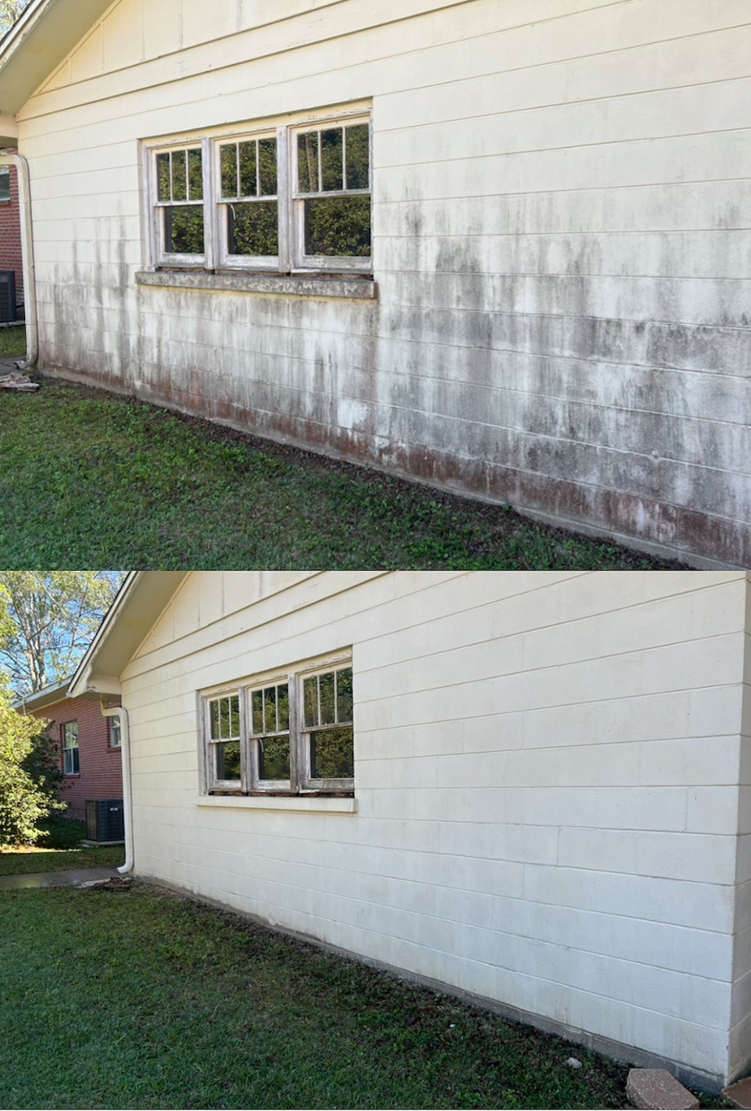 Soft Wash Building Cleaning to Preserve Paint in Cantonment Florida